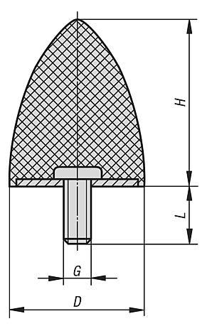Cone Vibration Shock Absorption Mounts Cone Vibration Shock Absorption Mounts