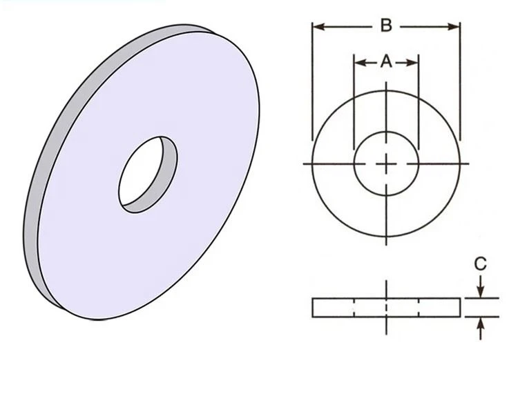 washer drawing